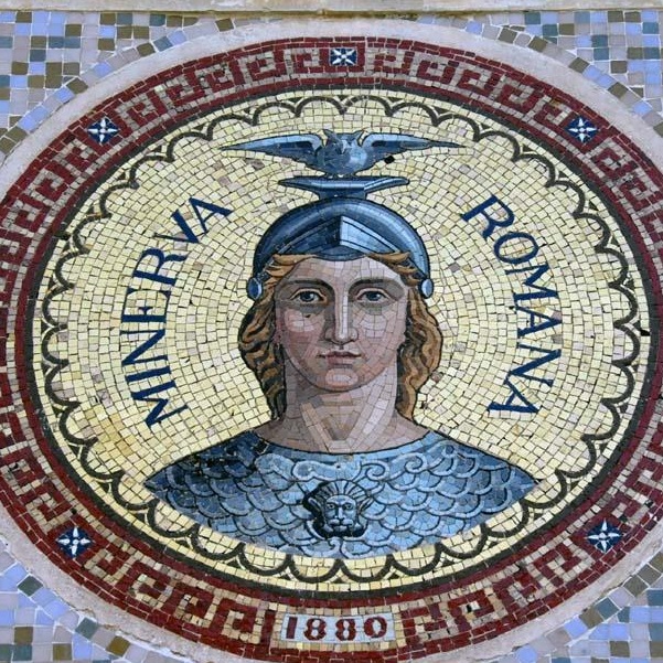 Mosaic on Giandomenico Facchina's house in Sequals