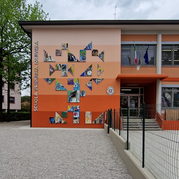 mosaico scuola Narvesa Pordenone 2024