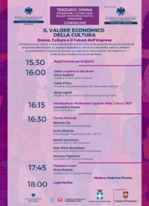 Conference programme Terziario Donna 2025