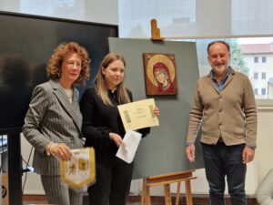 President Rotary Rosanna Rovere_Matilde Colli_President School Stefano Lovison