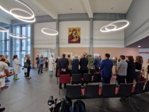 Inaugurazione mosaico ospedale Pordenone