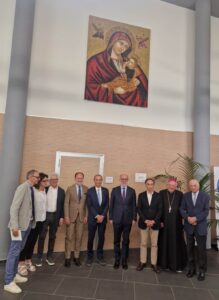 Inaugurazione mosaico ospedale Pordenone