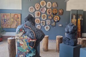 one of the exhibition rooms